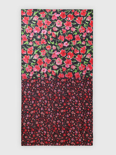 Scarf with floral prints - 3