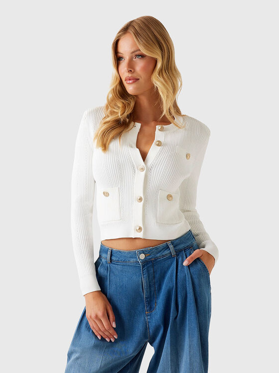 EMMIE cardigan with golden details - 1