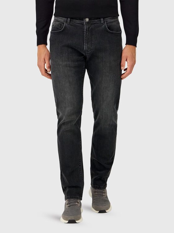 Дънки в сив цвят - 1