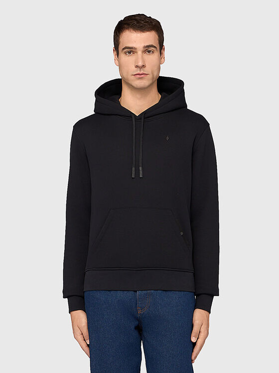 Cotton sweatshirt with logo - 1