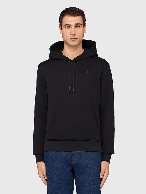 Cotton sweatshirt with logo - 1