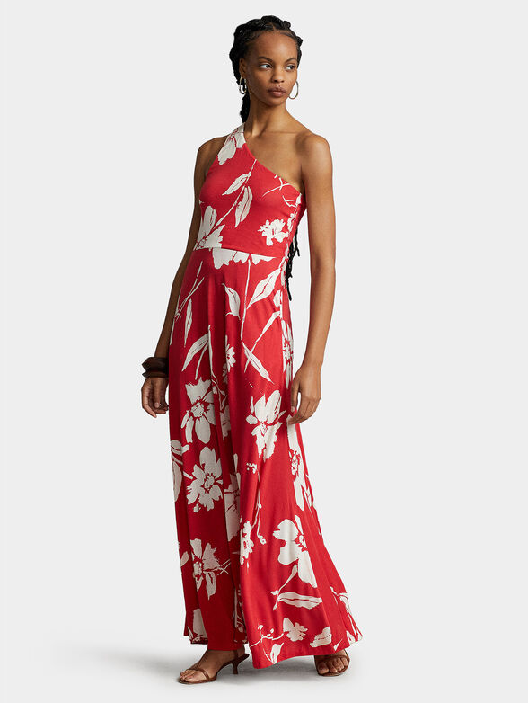 One shoulder maxi dress - 1