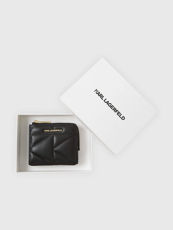 K/KUILT leather wallet with quilted effect - 4