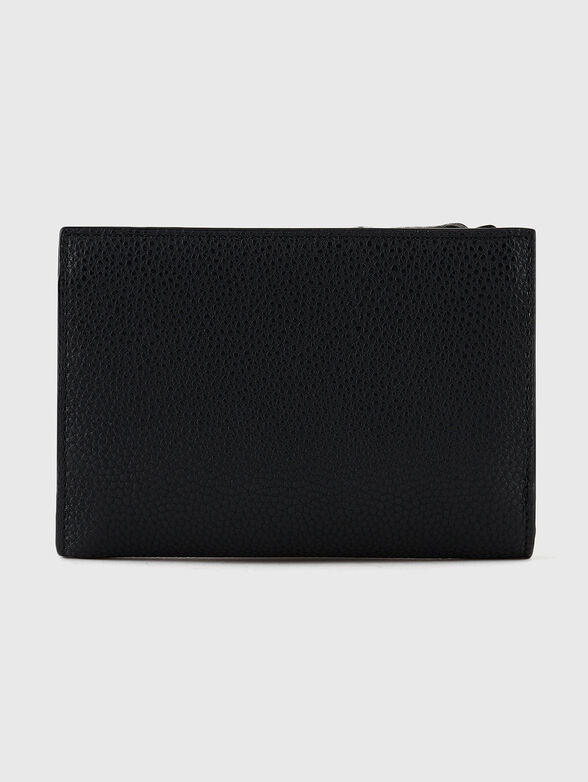 Black wallet from eco leather - 2