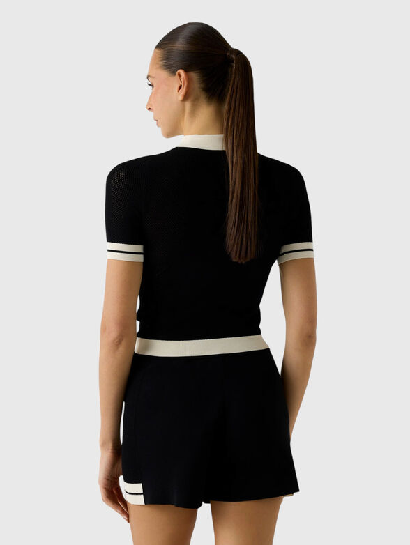 Viscose-blend polo shirt - 3