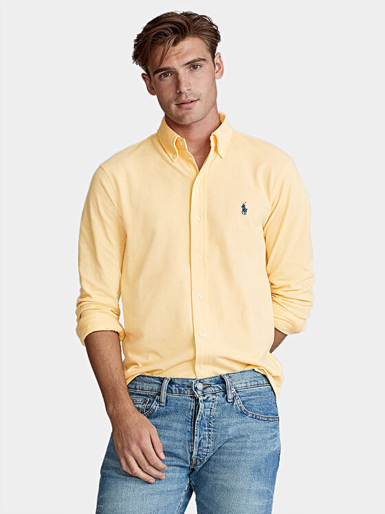 Риза в жълт цвят - 1