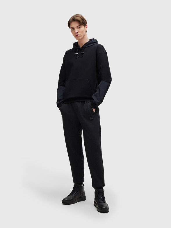 DITCHENO hooded sweatshirt with laces - 2