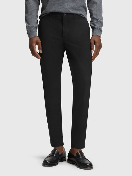 Cotton slim trousers - 1