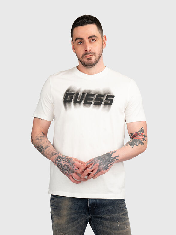 Cotton T-shirt with logo - 1