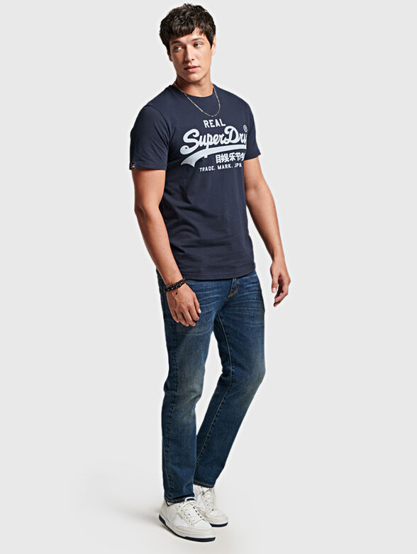 VINTAGE blue cotton T-shirt - 2