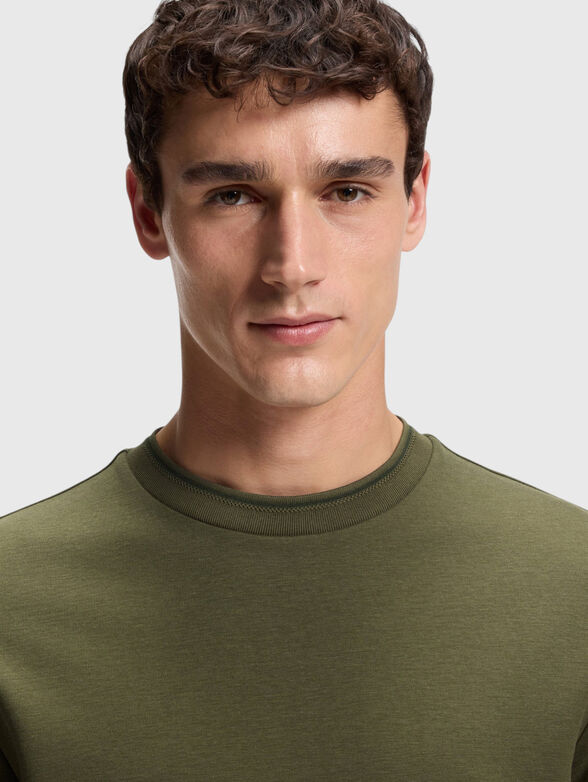 Cotton green t-shirt - 4