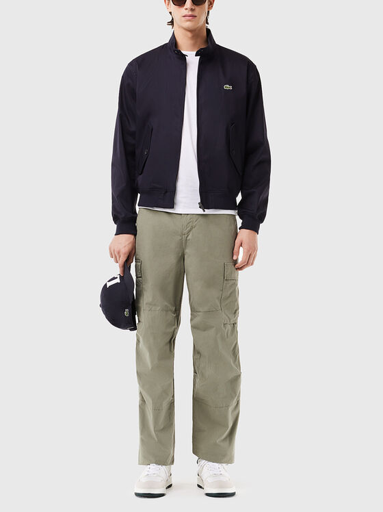 Dark blue bomber with logo detail - 2
