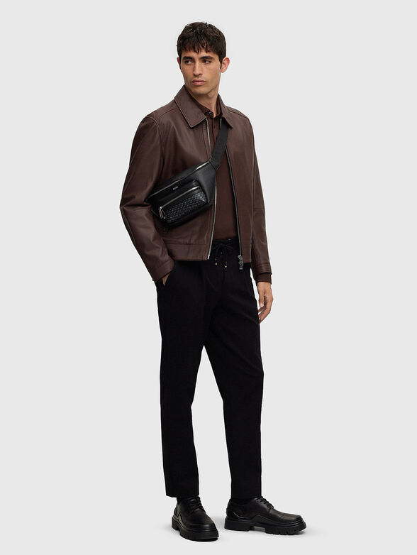 Black leather jacket - 2