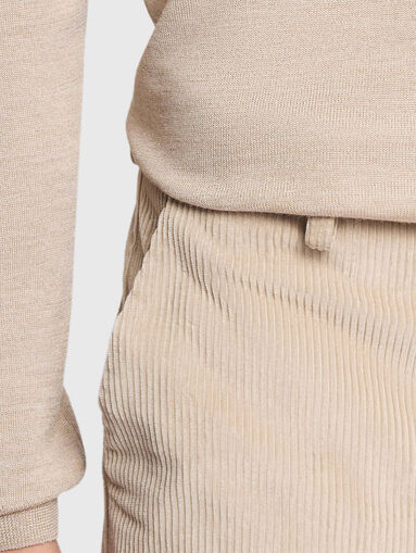Regular trousers in corduroy - 4