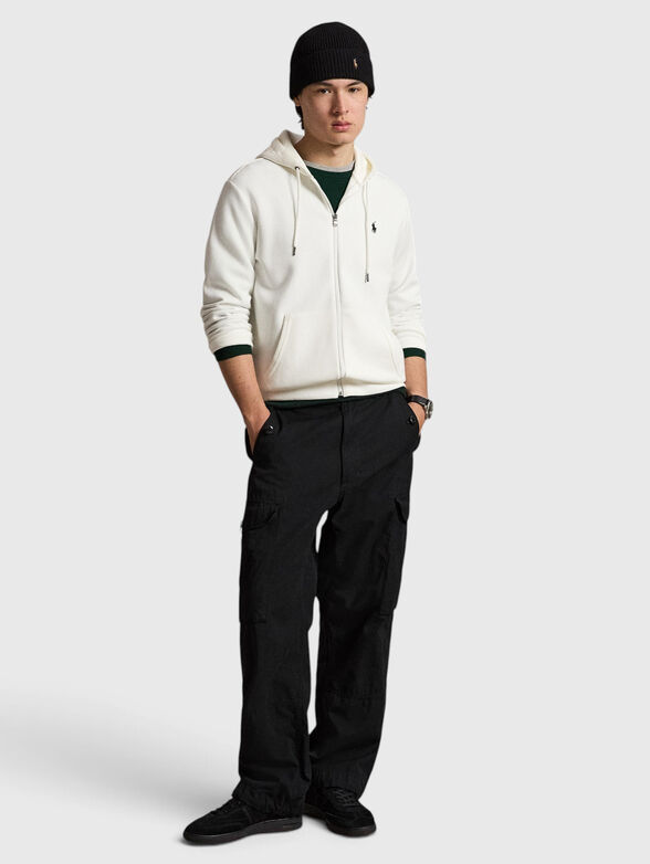 Hooded sweatshirt with zip - 2