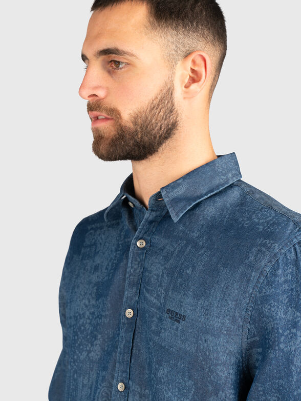 COLLINS  denim shirt - 3