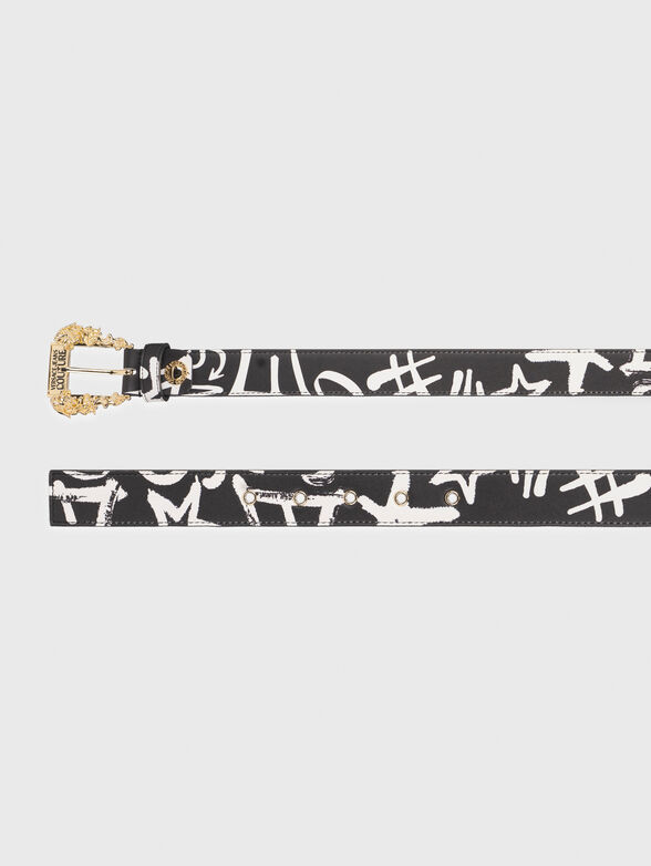 Greffiti-print belt  - 2