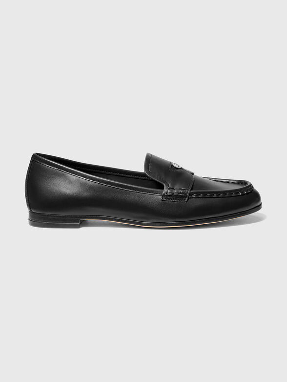JENNINGS leather loafers in black  - 3