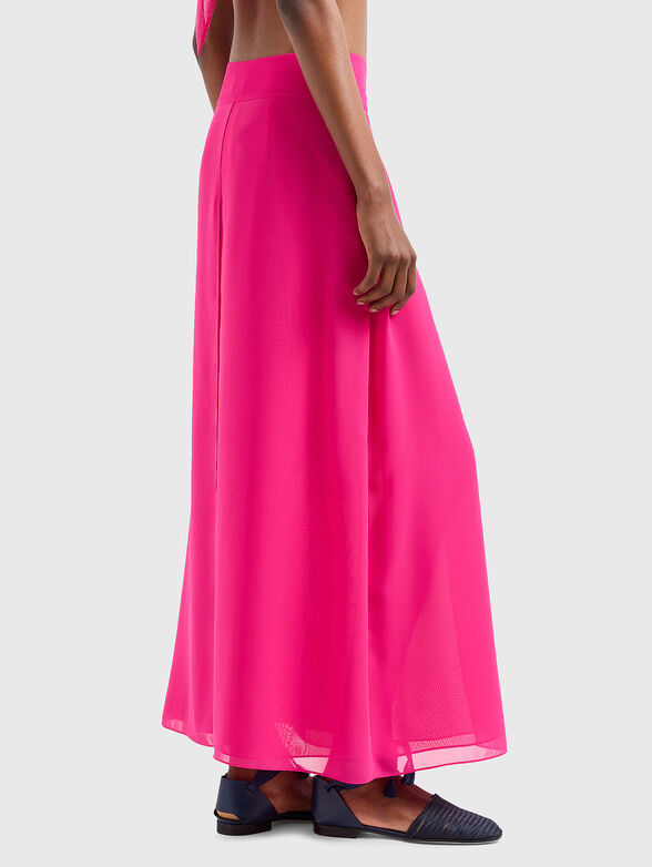 Maxi skirt in fuxia - 2