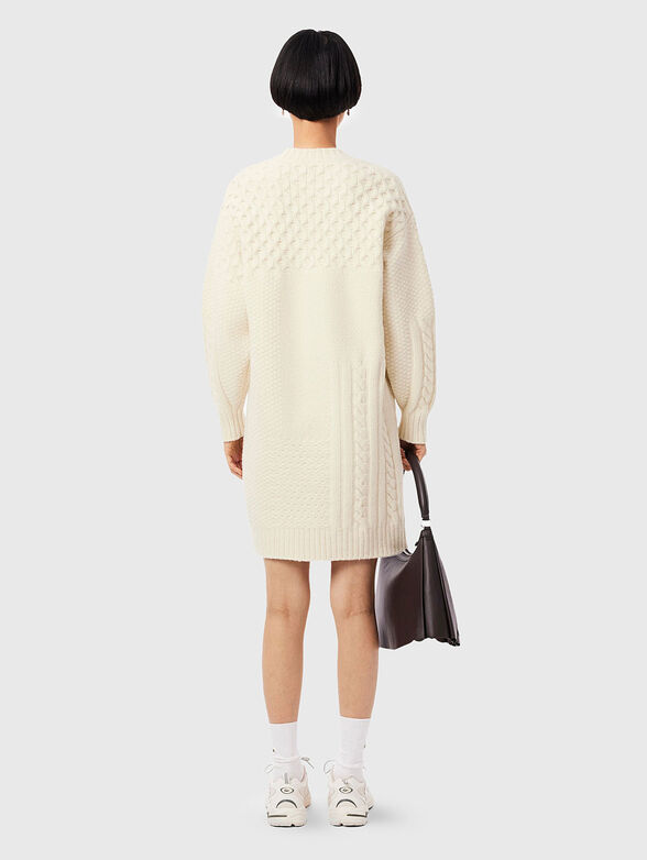 Knitted dress made of wool blend  - 2