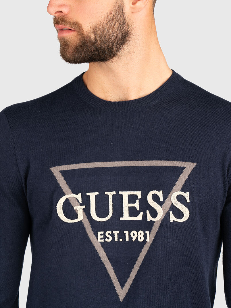 Blouse with logo print - 3