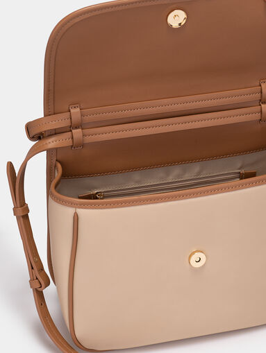 CLAVEL Beige crossbody bag - 5