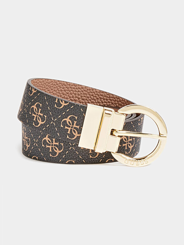 ALBY Reversible belt with logo print - 1