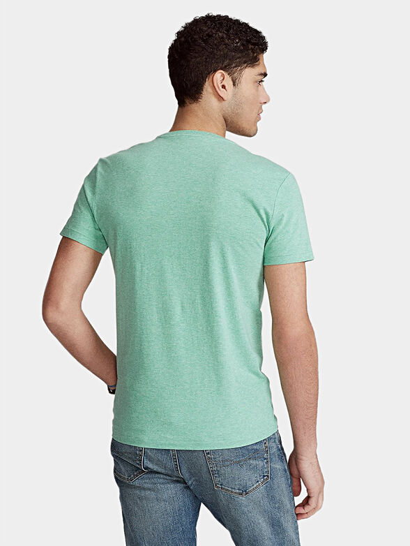 Cotton T-shirt in green - 5