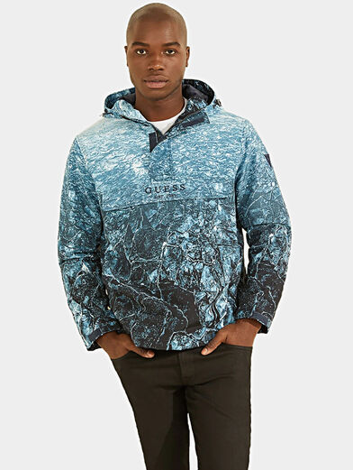 KAGOOL printed jacket with a hood - 1