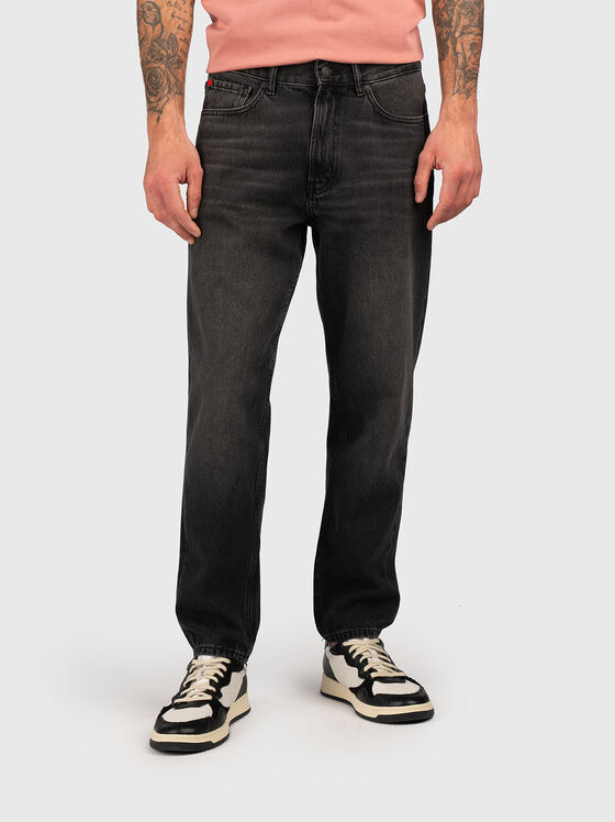 Дънки 838 с избелен ефект - 1