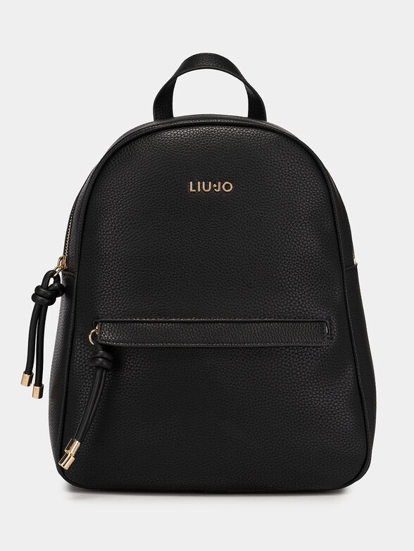 Backpack with metal logo accent - 1
