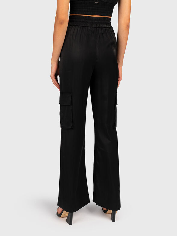 CHANTAL satin cargo pants - 2