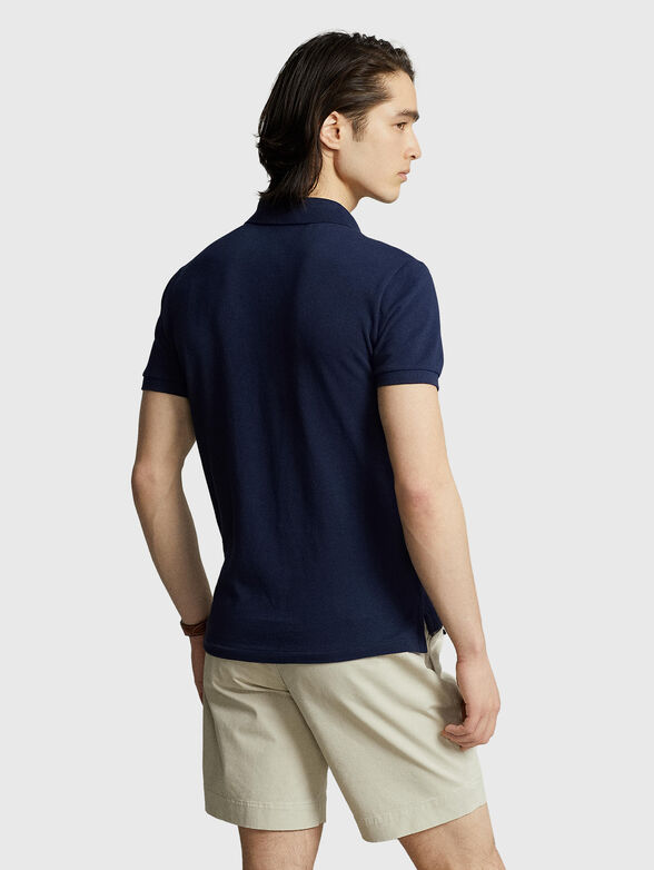 Contrast-logo Polo Shirt  - 3