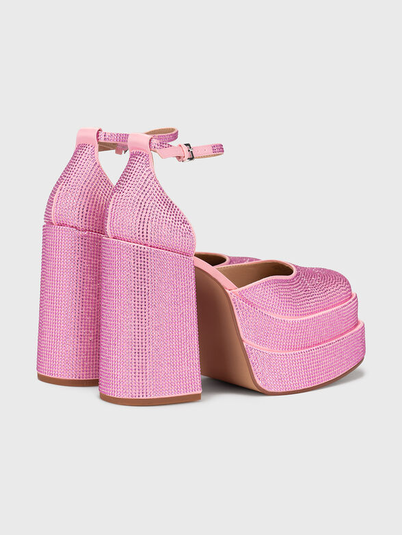 CHARLIZE-R heeled shoes with applied rhinestones - 3