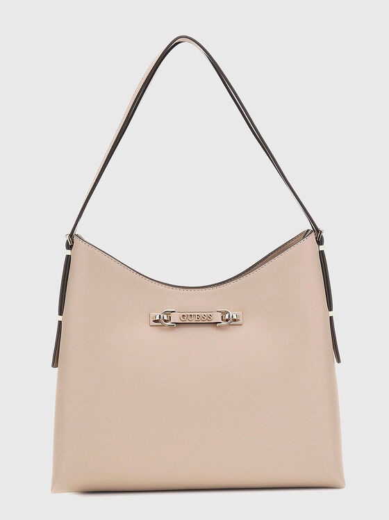 Хобо чанта LEFIA със златисти детайли - 1