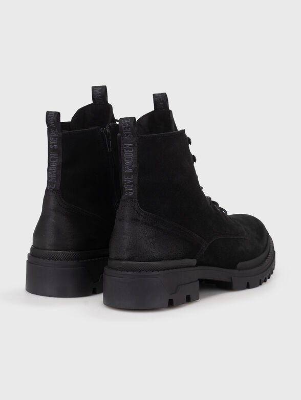 Black suede boots  - 2