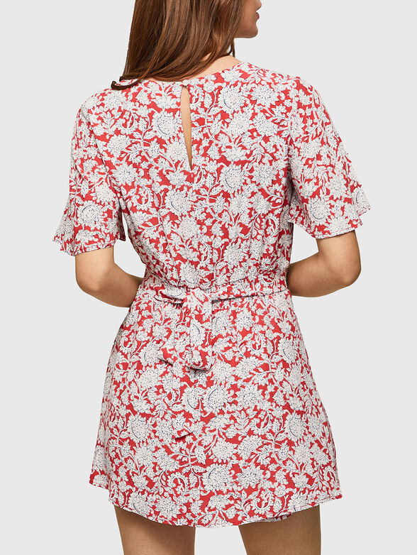 BERYL dress with accent sleeves - 1