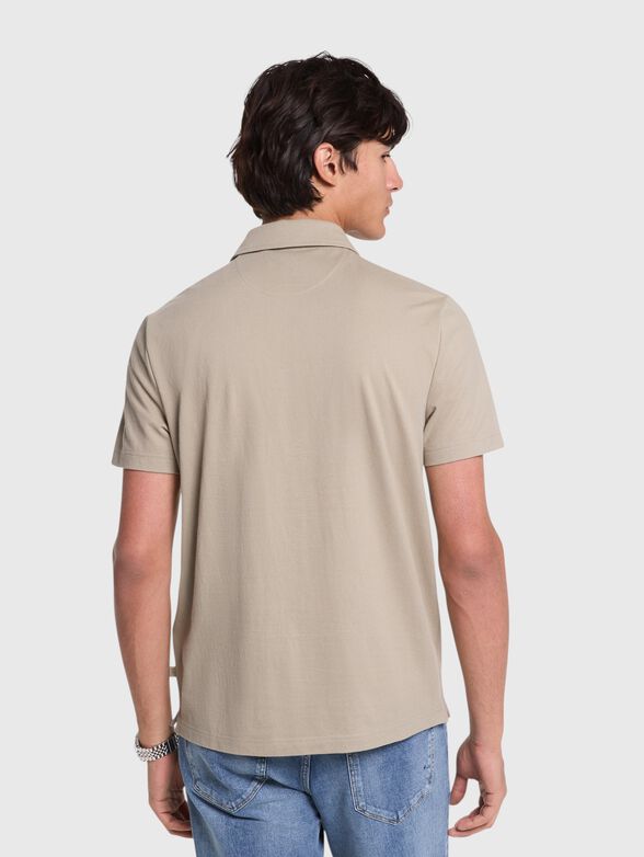 Cotton-blend polo-shirt - 2