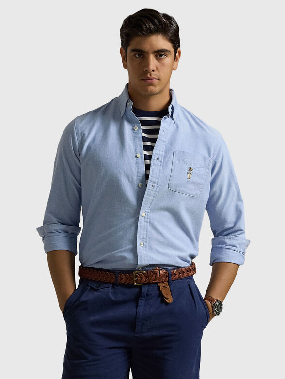 Cotton shirt with POLO BEAR embroidery - 1