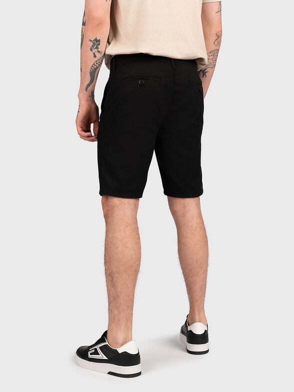 DANIEL black shorts in cotton blend - 2