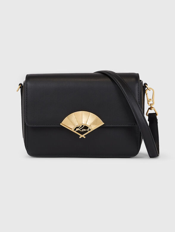K/SIGNATURE leather crossbody bag in beige - 1