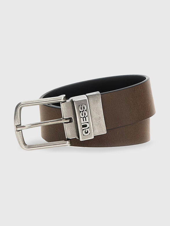 Reversible belt with logo accent - 2