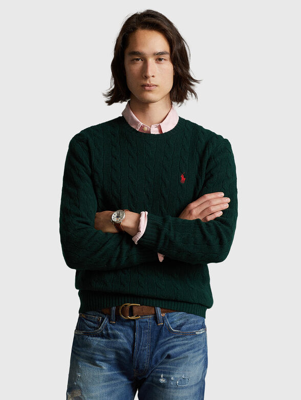 Wool and cashmere blend sweater - 1