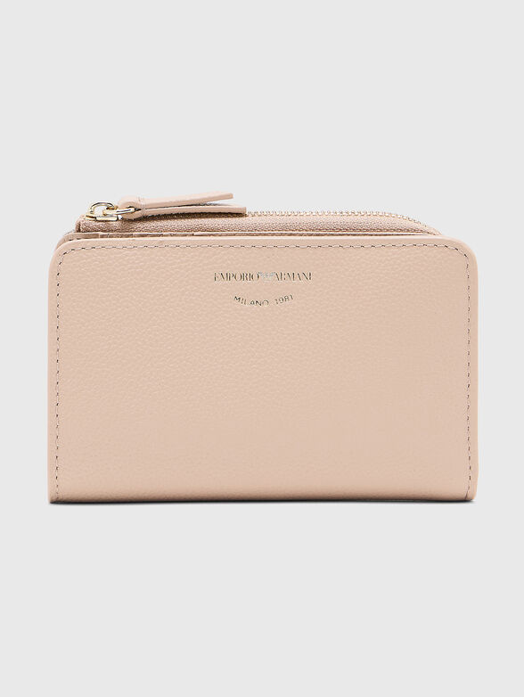 Wallet with mini logo lettering - 1