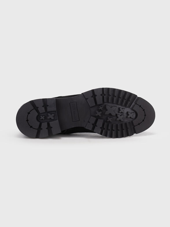 Black suede boots  - 4