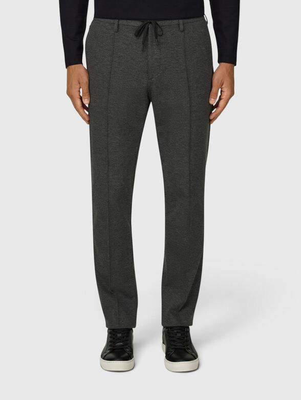 Dark grey trousers - 1