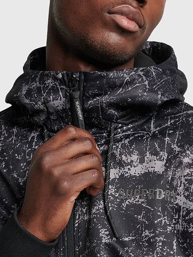 CODE TECH jacket with print and logo detail - 4