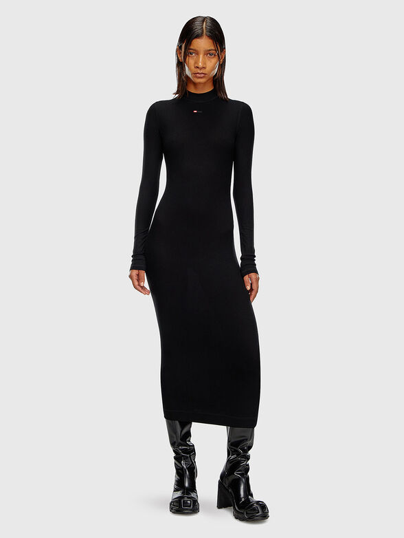 D-MOKKY-LS long sleeve midi dress - 1