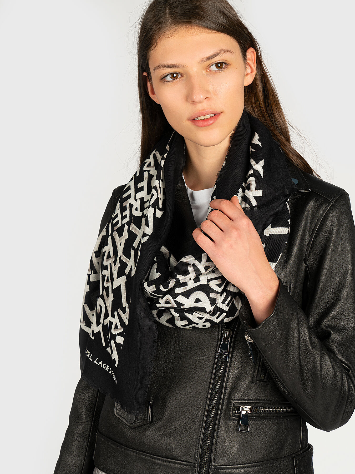Contrasting biker jacket cheap