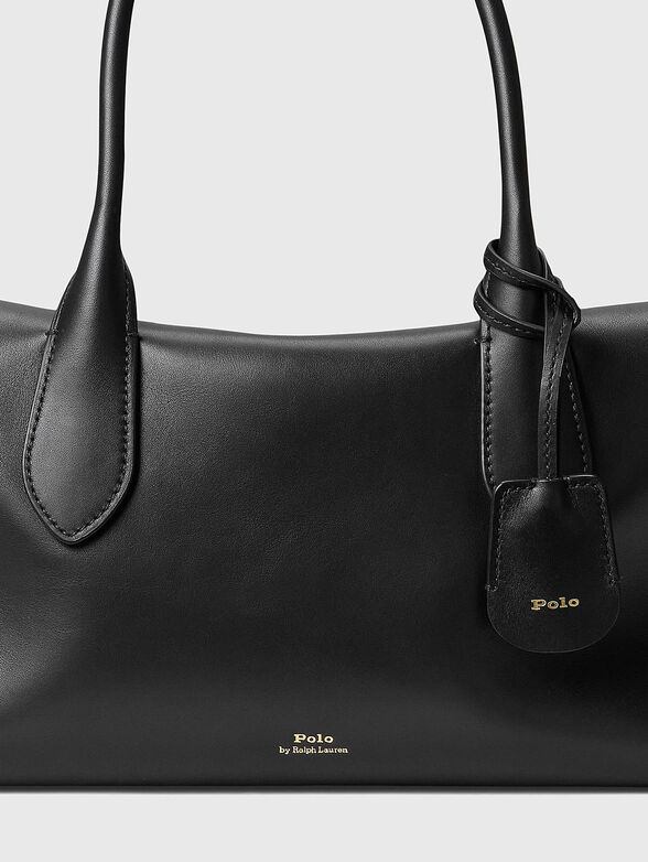 Big leather bag with long strap - 6